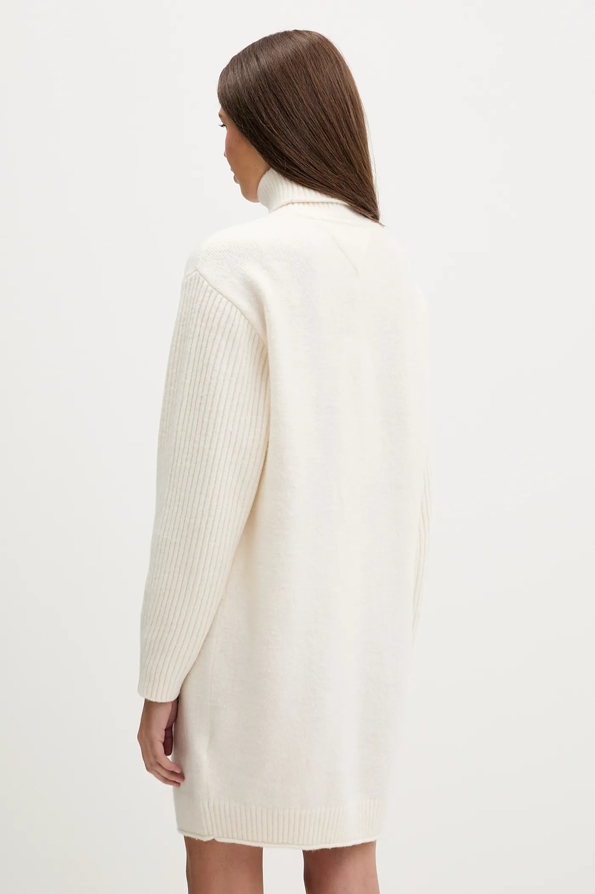 Šaty z vlněné směsi Tommy Jeans (obrázek 3)