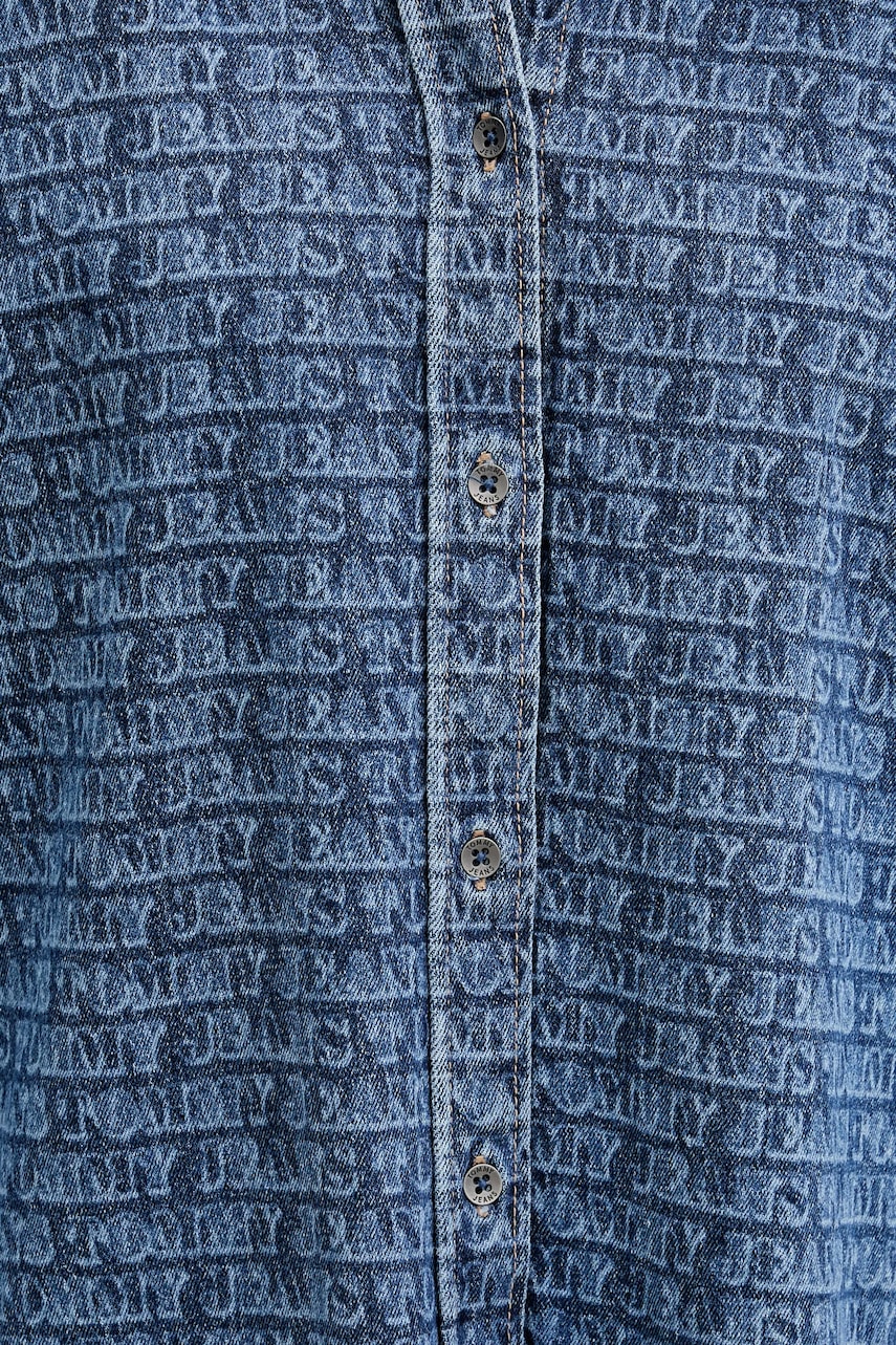 Rifľové šaty Tommy Jeans