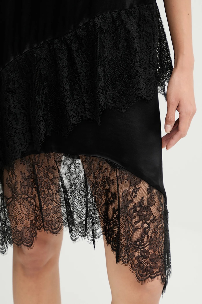 Сукня MUNTHE RADA колір чорний mini пряма 254131025443