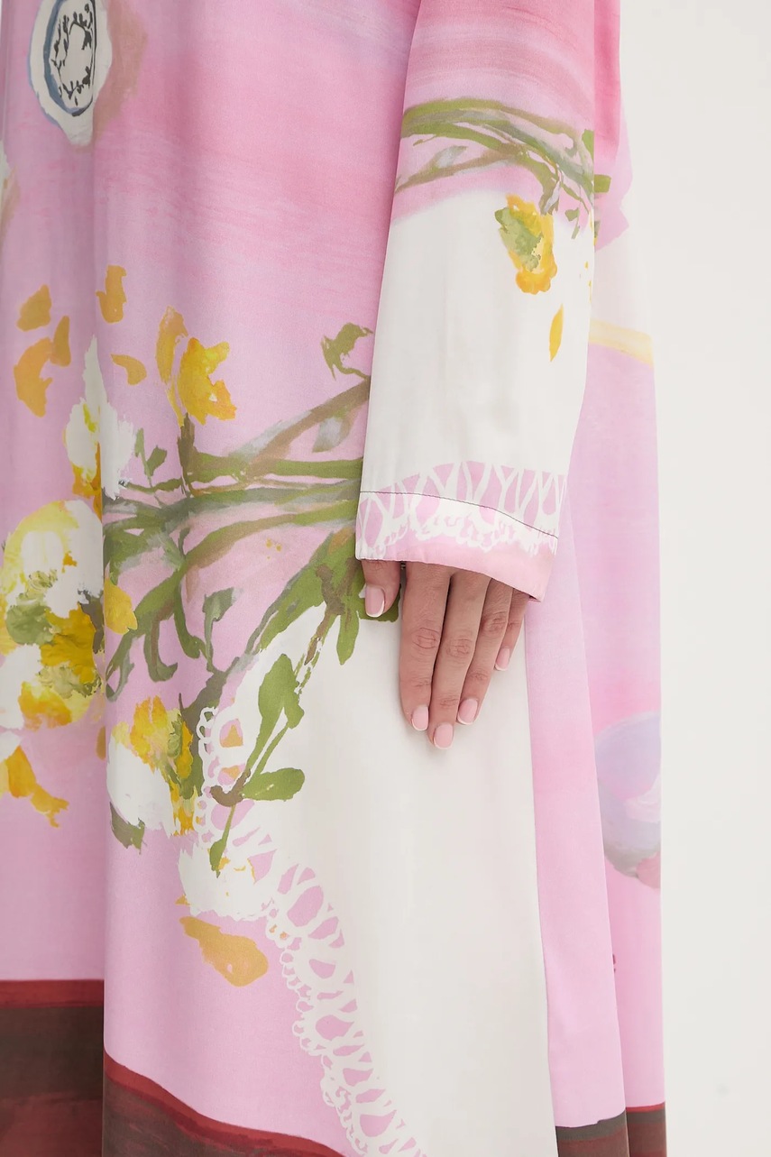 Сукня Stine Goya колір рожевий midi пряма SG-PS26-D017-2263P