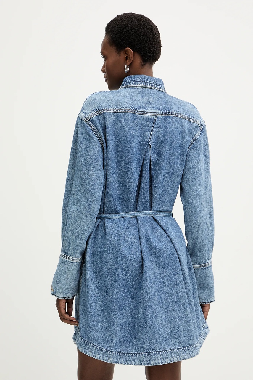 Джинсова сукня BOSS Orange C SHIRTDRESS mini пряма 50557046