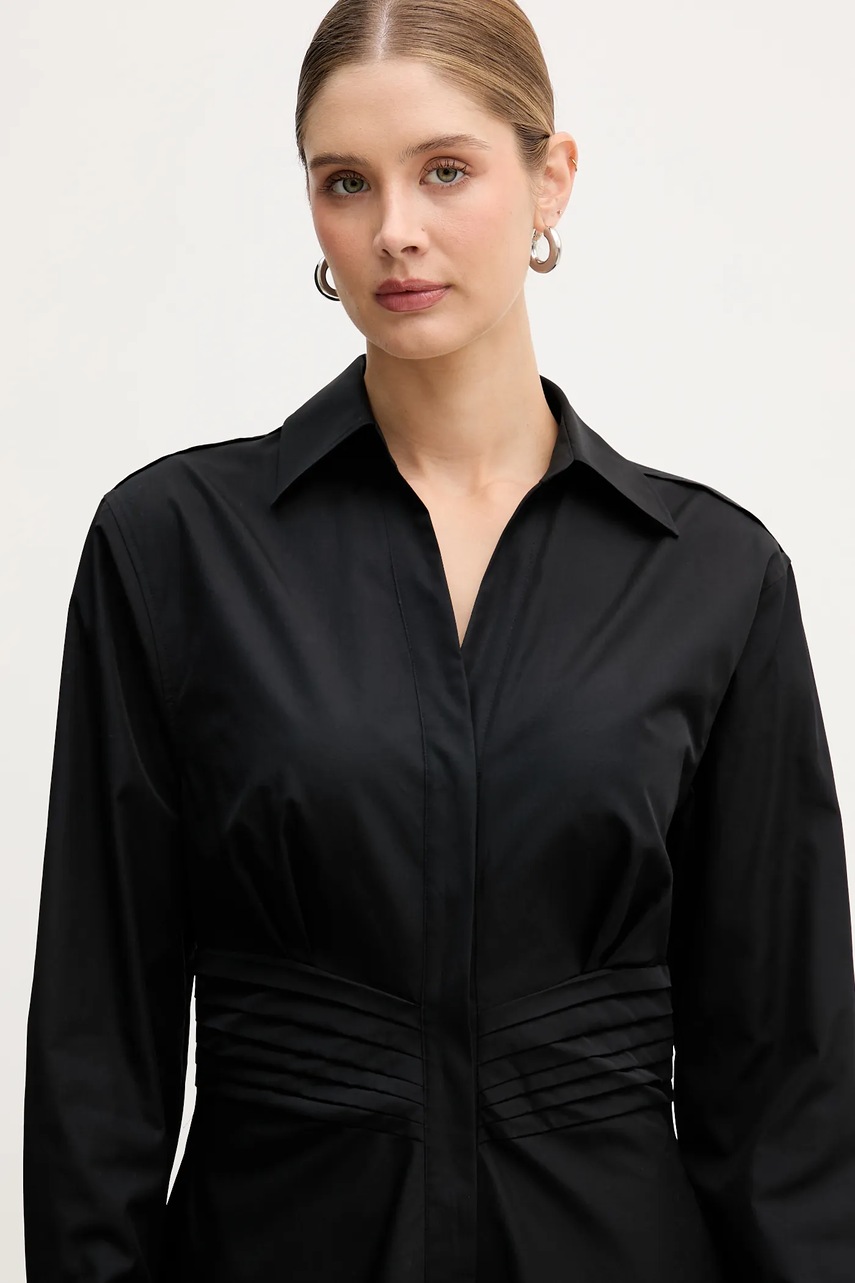 Бавовняна сукня BOSS Drepil