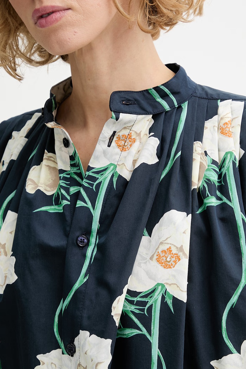 Kenzo сукня oversize з додаванням шовку