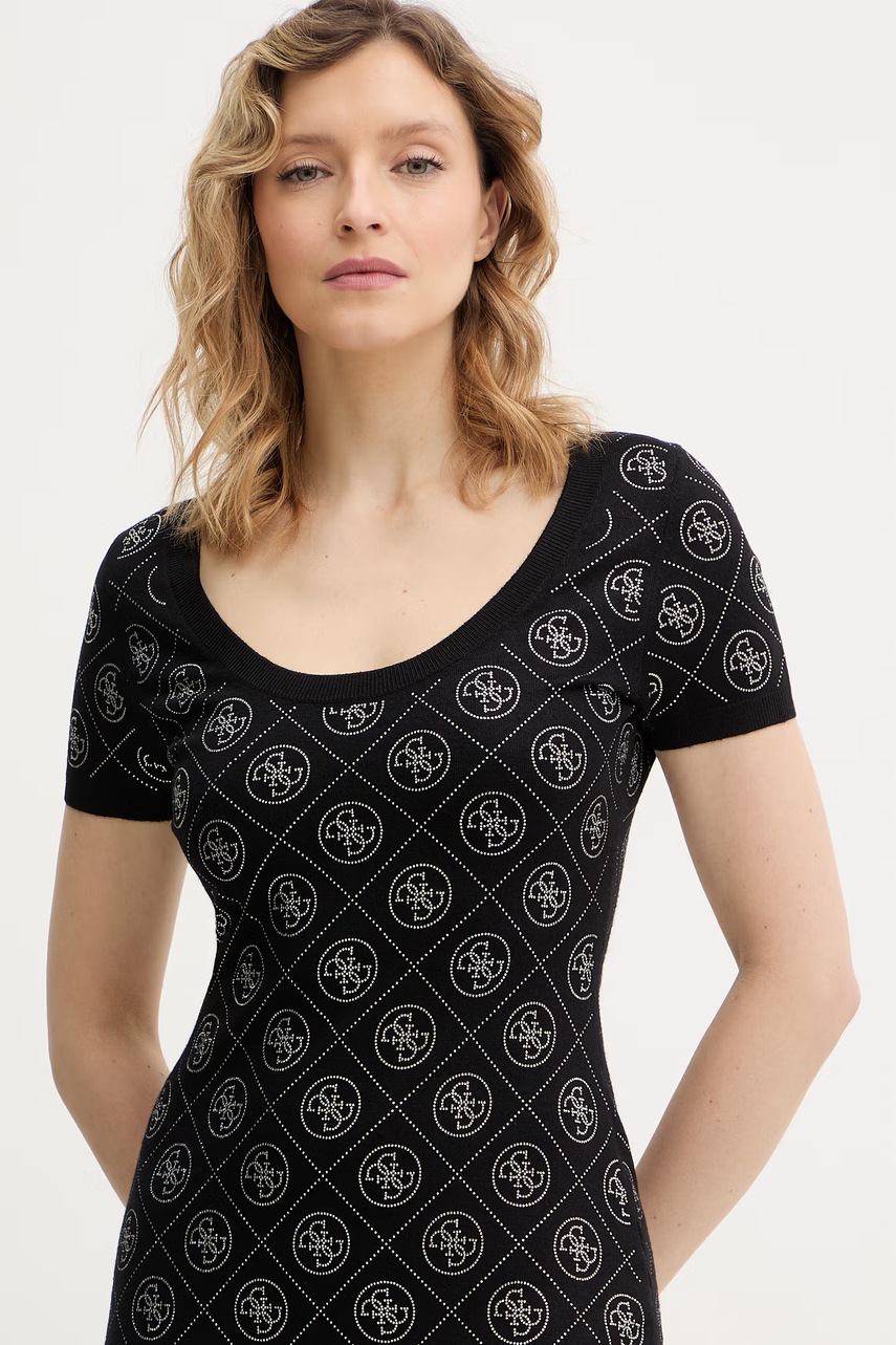 Šaty z vlněné směsi Guess 4G (obrázek 4)