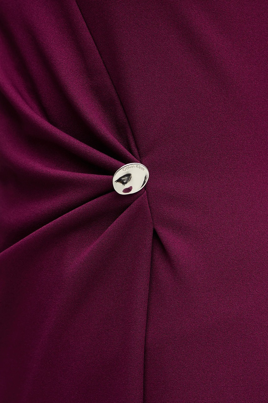 Сукня Calvin Klein колір бордовий mini пряма LV044E047G