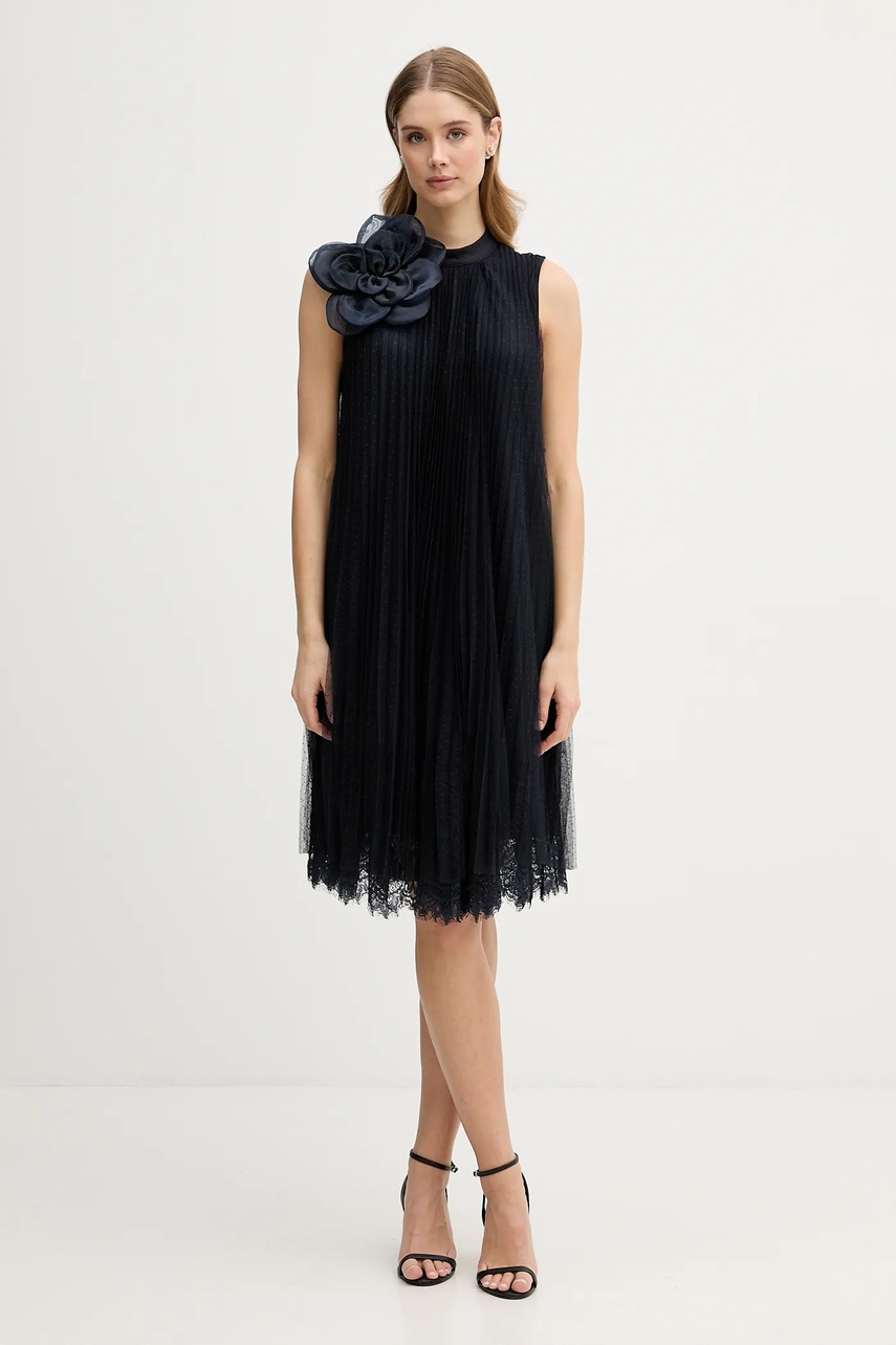 Joseph Ribkoff rochie culoarea bleumarin, mini, evazați, 261737