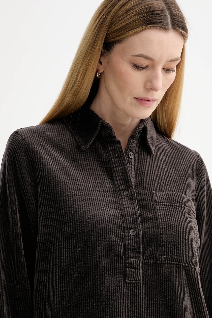 Вельветова сукня Marc O'Polo колір коричневий mini пряма 5000007458