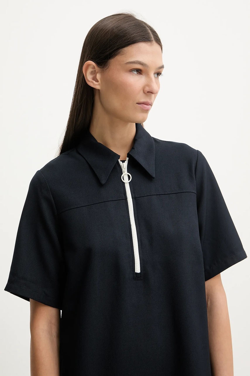 Сукня Marc O'Polo колір синій mini розкльошена 5000007594