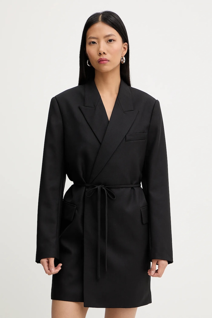 G-Star rochie din amestec de lână Blazer