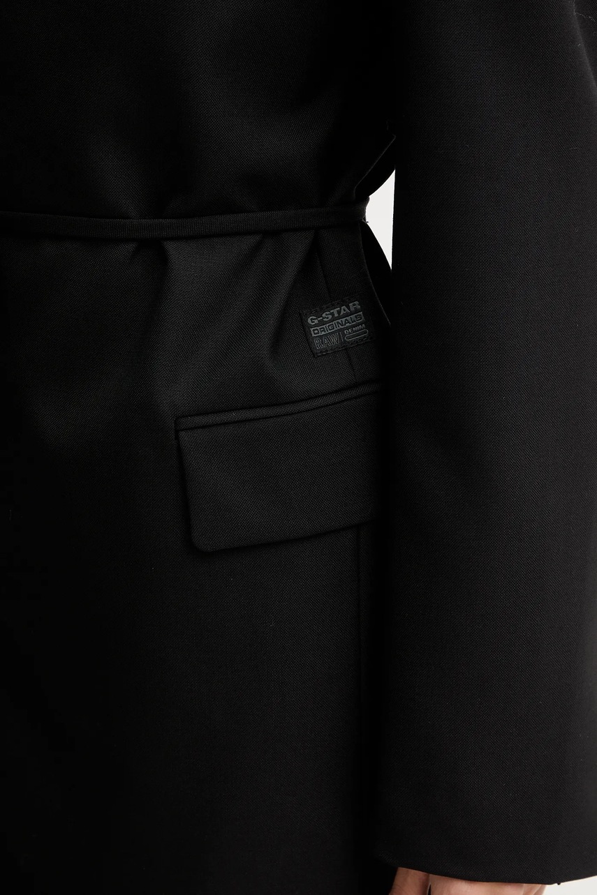 Сукня з додаванням вовни G-Star колір чорний mini пряма D28041-E200