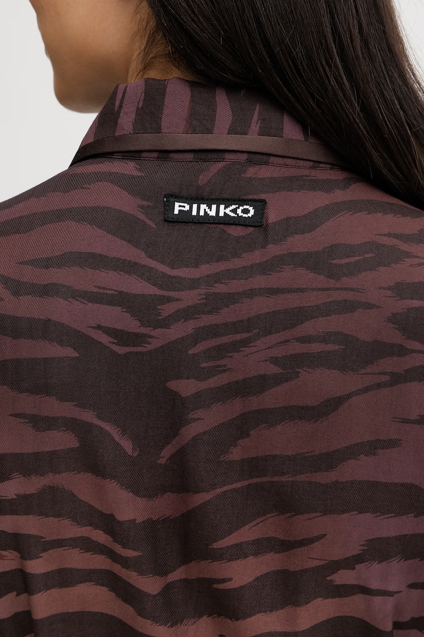 Pinko letné šaty z viskózy