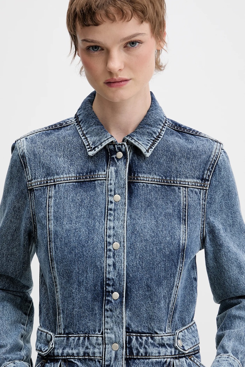 Rifľové šaty Karl Lagerfeld Jeans