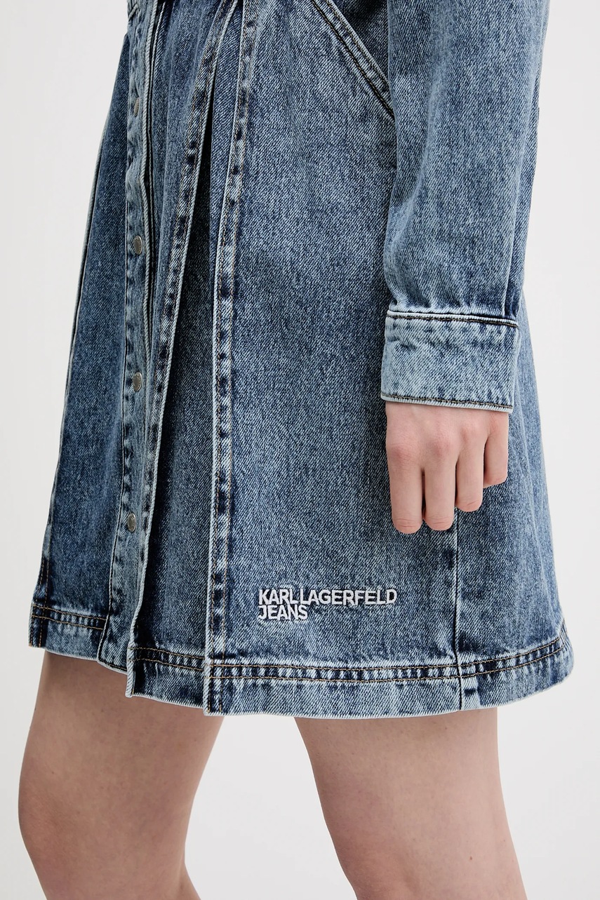Rifľové šaty Karl Lagerfeld Jeans