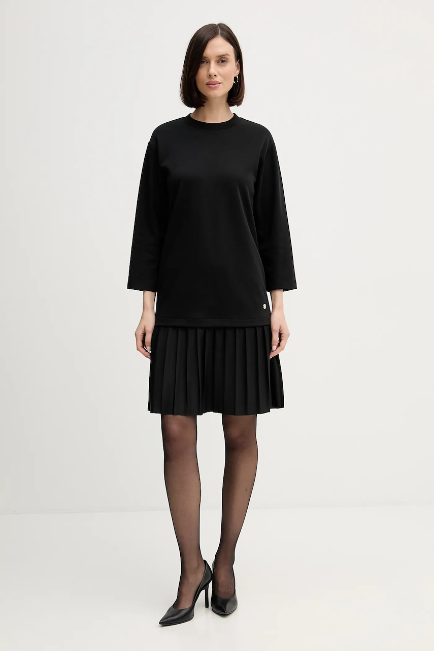 Joop! rochie culoarea negru, mini, drept, 30100162