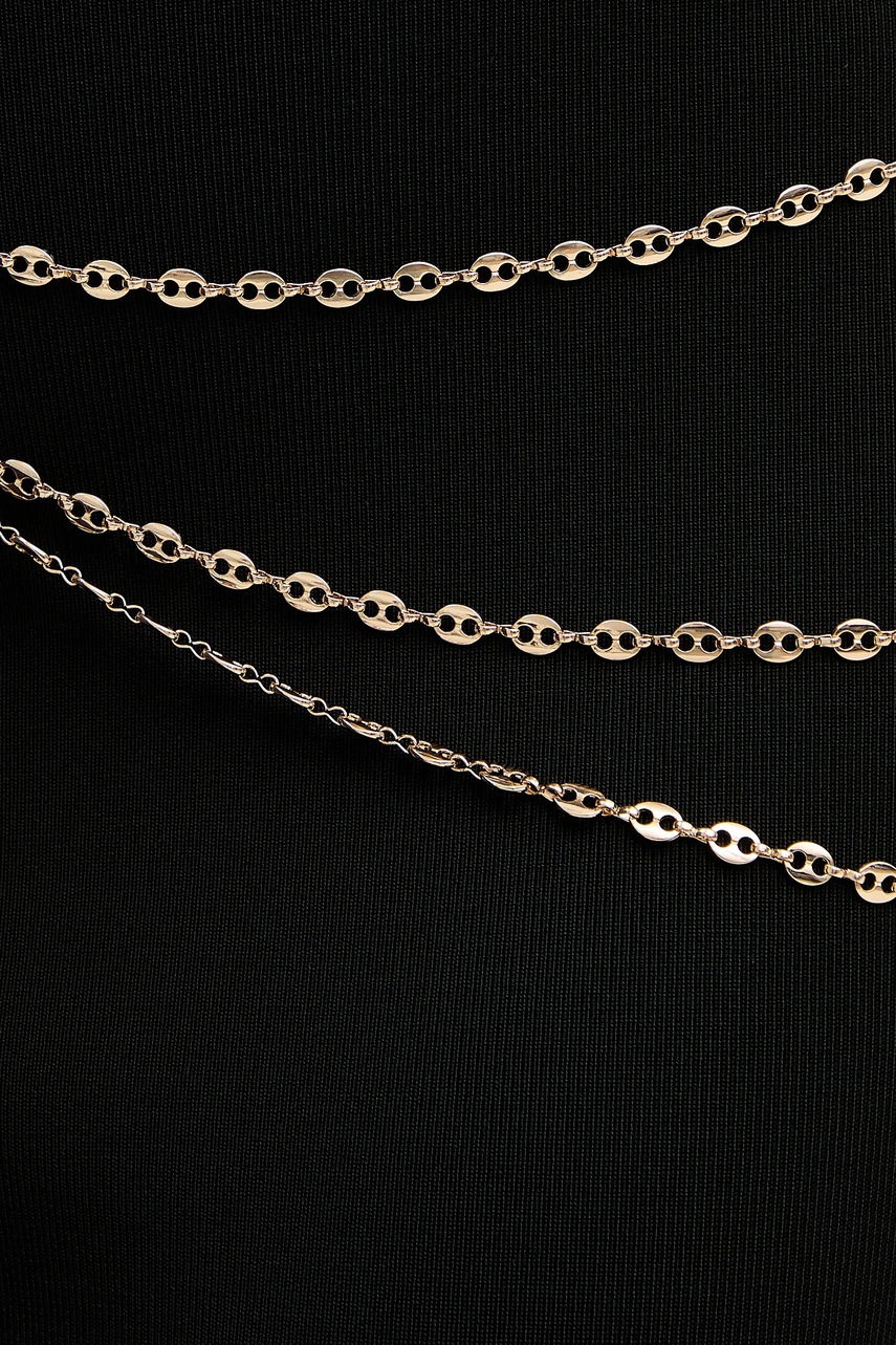 Сукня Herve Leger Sybil колір чорний maxi облягаюча HLT8551197