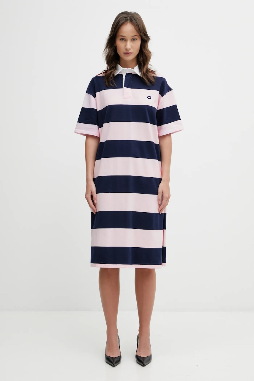 Coperni rochie din bumbac Striped Polo
