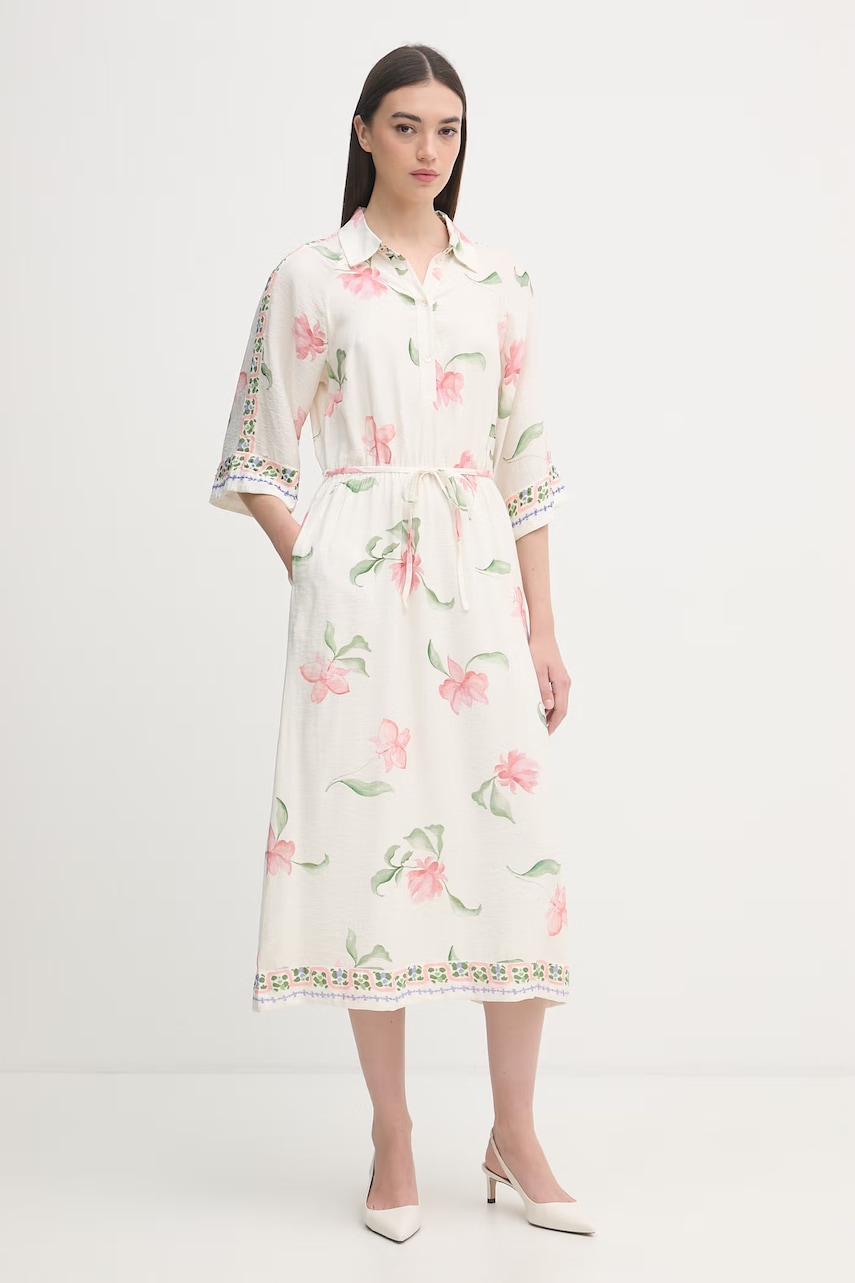 Mos Mosh rochie de vară cu vâscoză Bunno