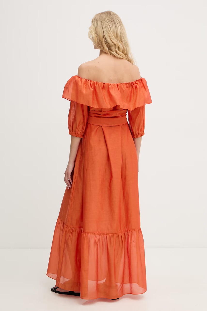 Marella Сукня з гострим вирізом з додаванням шовку AEROSI