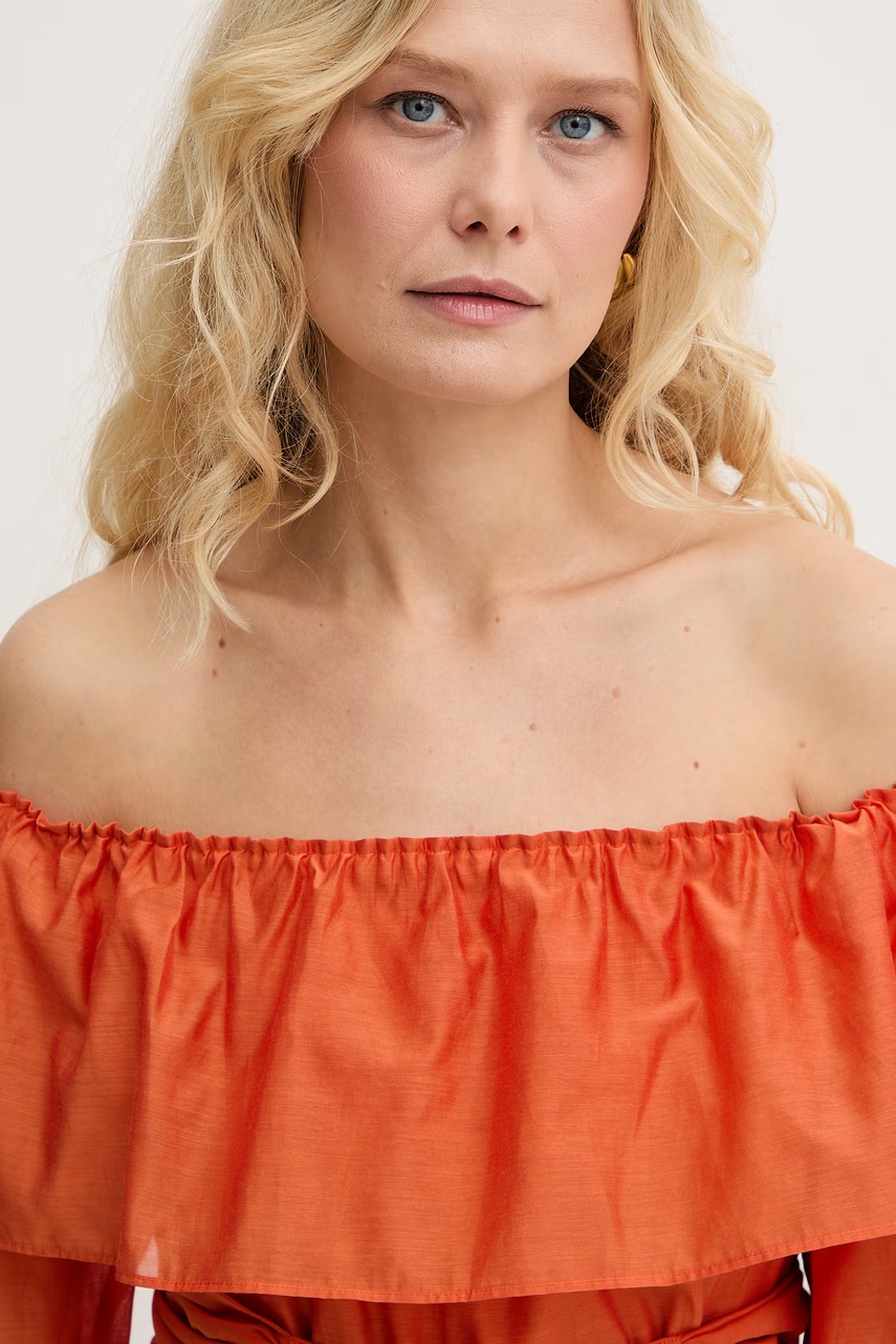 Marella Сукня з гострим вирізом з додаванням шовку AEROSI