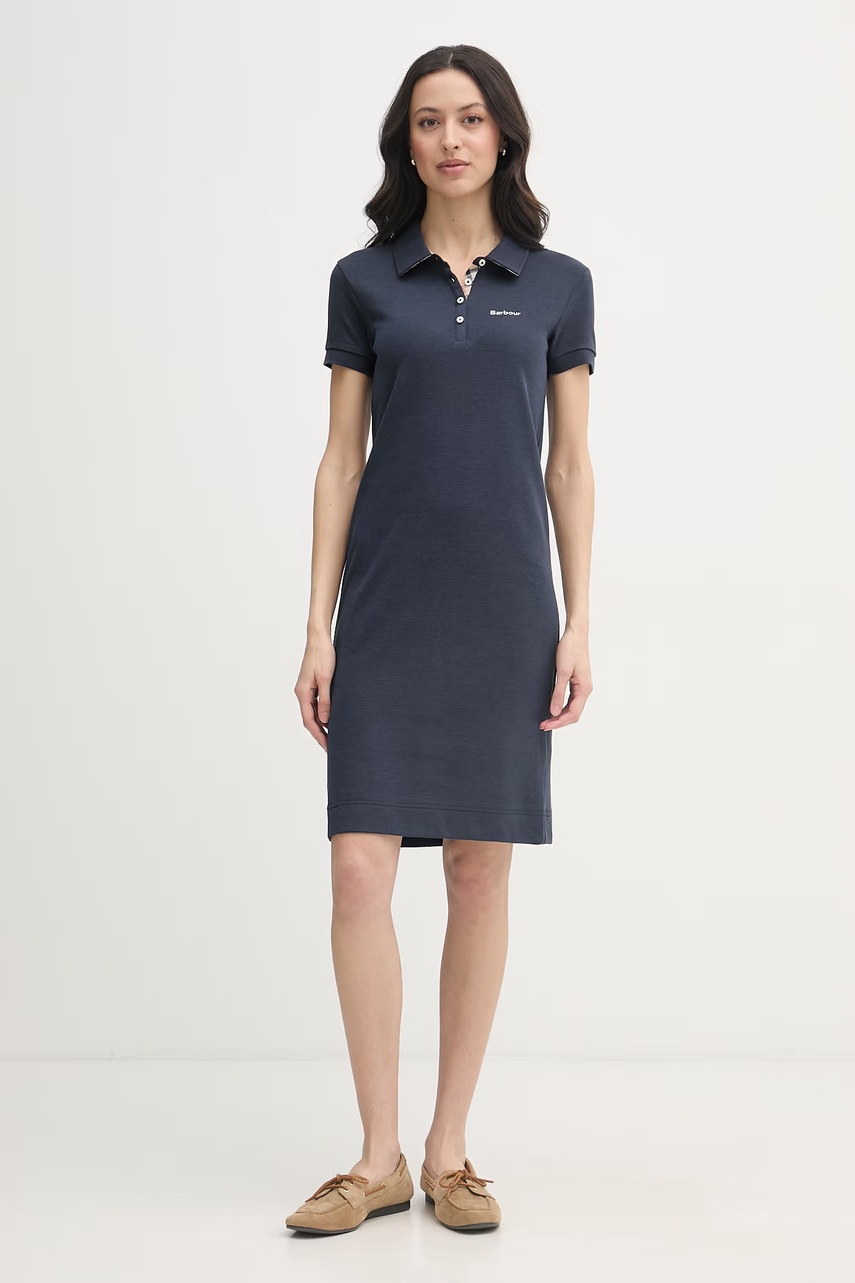 Barbour šaty s viskózou