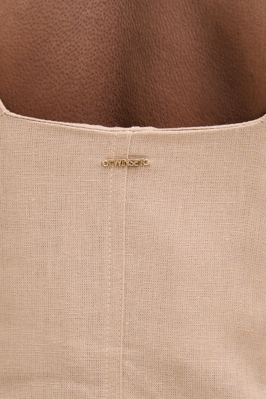 Twinset літня сукня з льоном