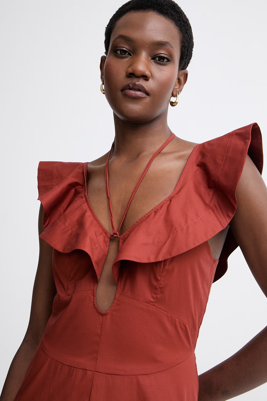 Twinset розкльошена сукня бавовняна з еластаном