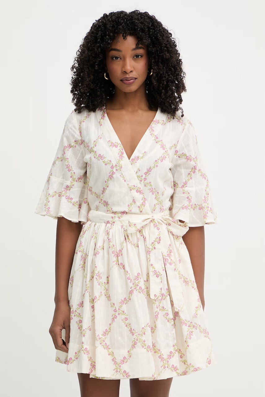 Twinset zavinovací šaty bavlněné