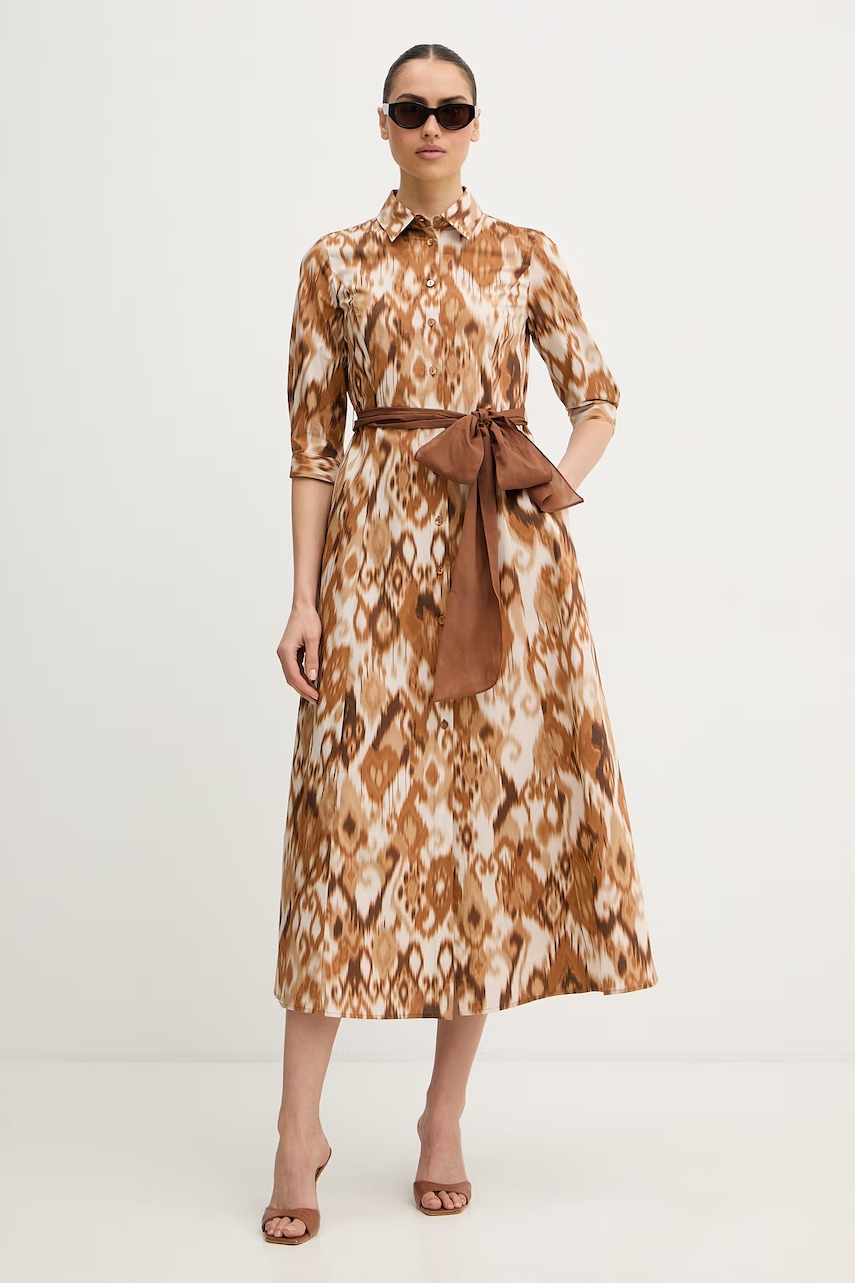 Luisa Spagnoli rochie din bumbac Palato