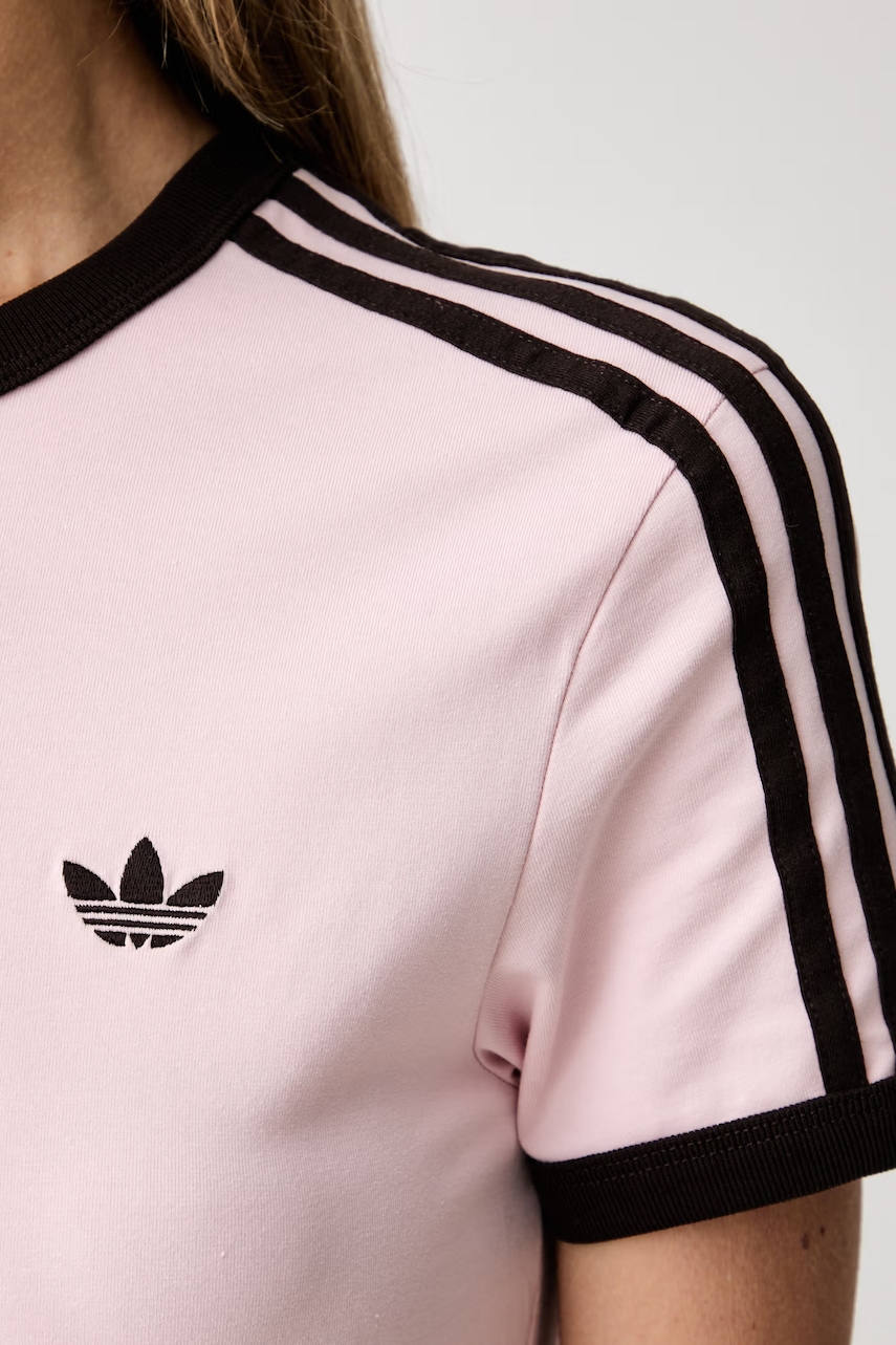 adidas Originals šaty bavlnené s elastanom