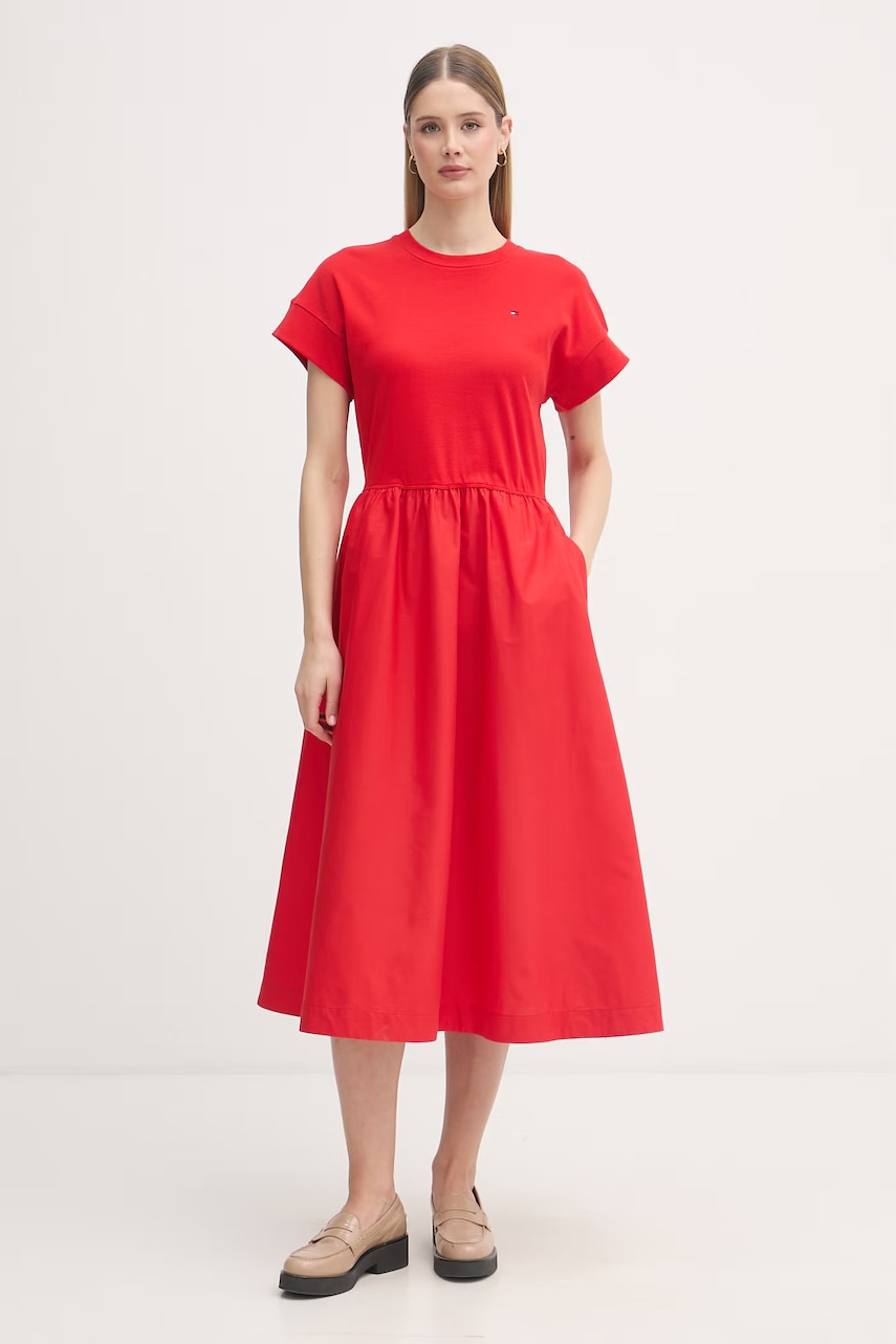 Tommy Hilfiger rochie bumbac