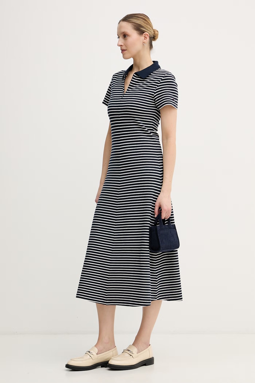 Tommy Hilfiger šaty s lyocellom