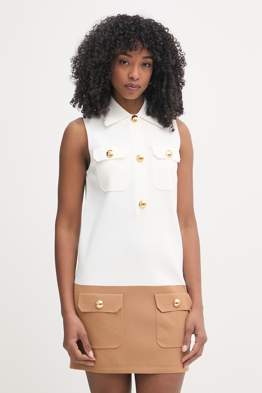 Elisabetta Franchi φόρεμα με βισκόζη