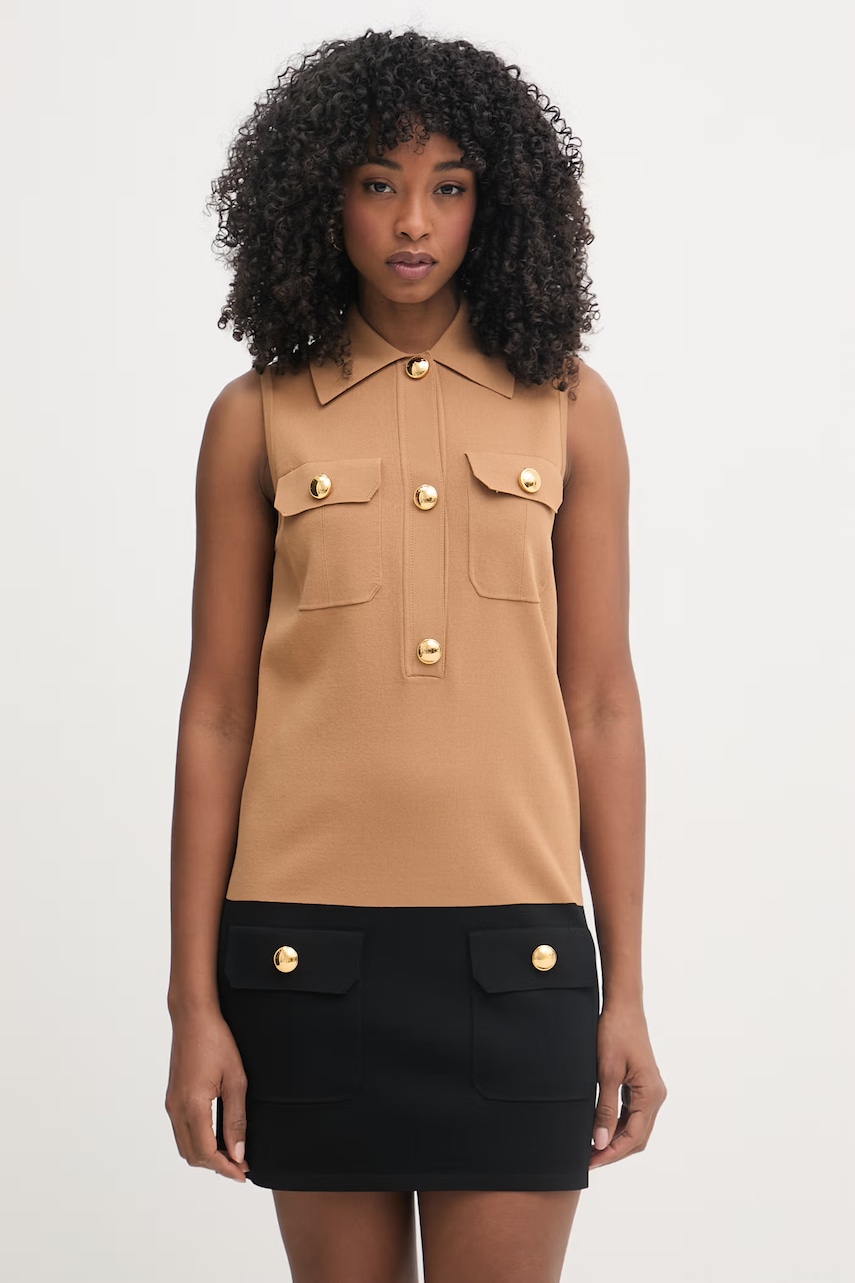 Elisabetta Franchi φόρεμα με βισκόζη