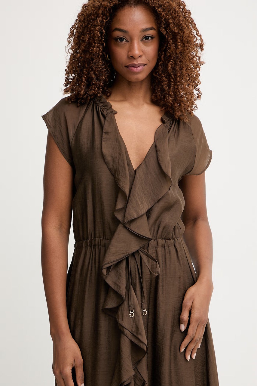 Guess сукня з ліоцелем MAELYS