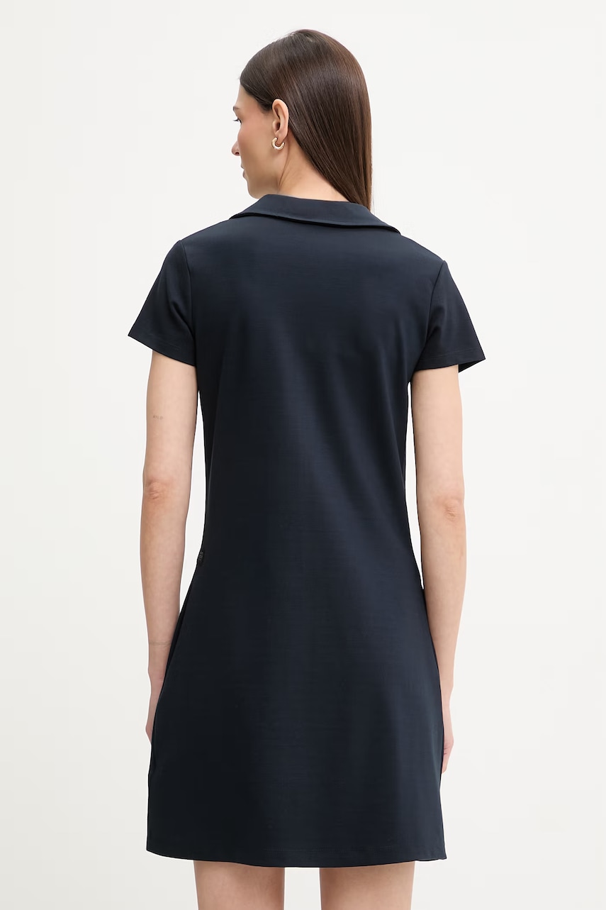 G-Star šaty s viskózou Soft sculpt fit flare