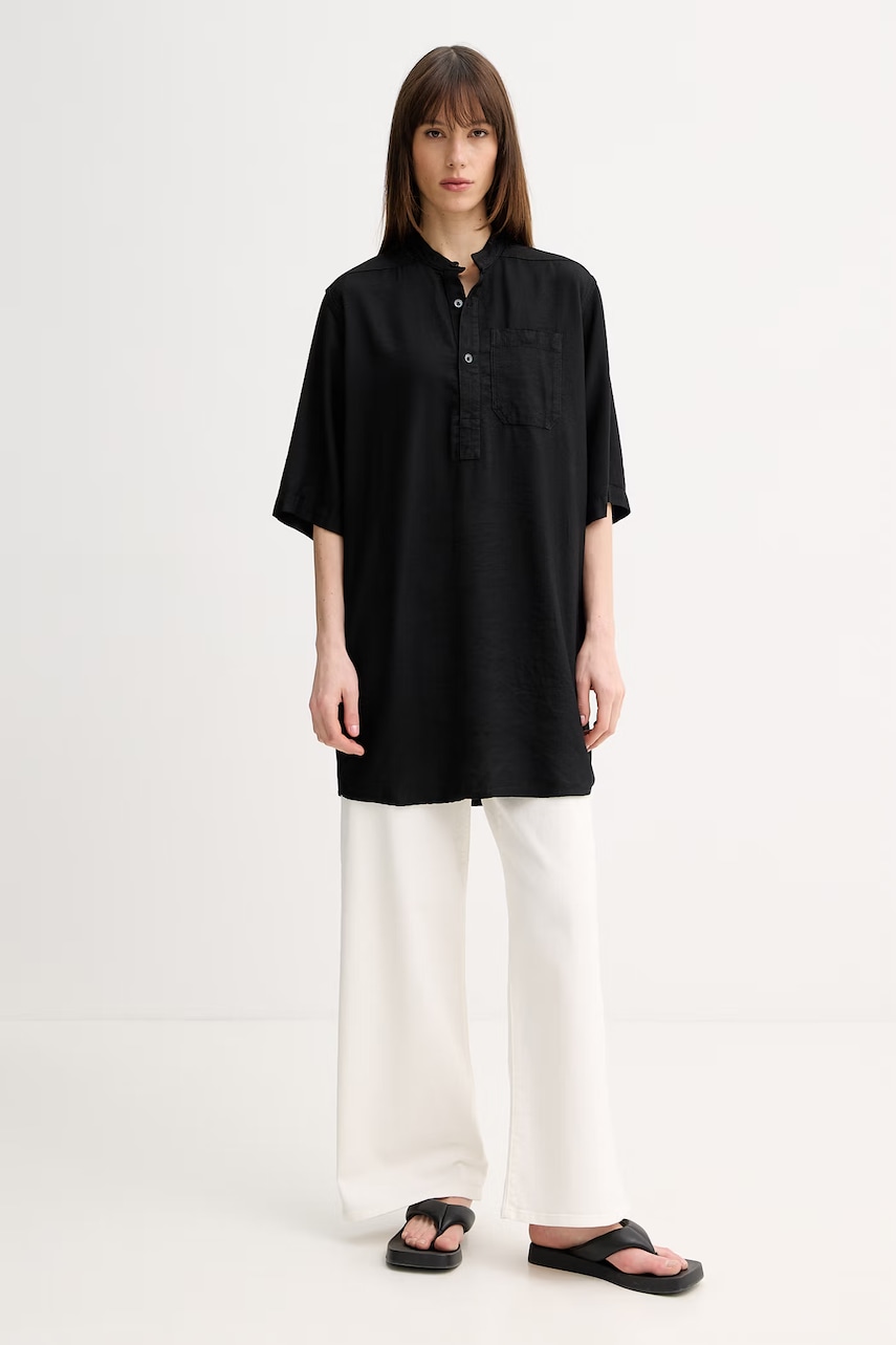 G-Star šaty z viskózy Shirt dress