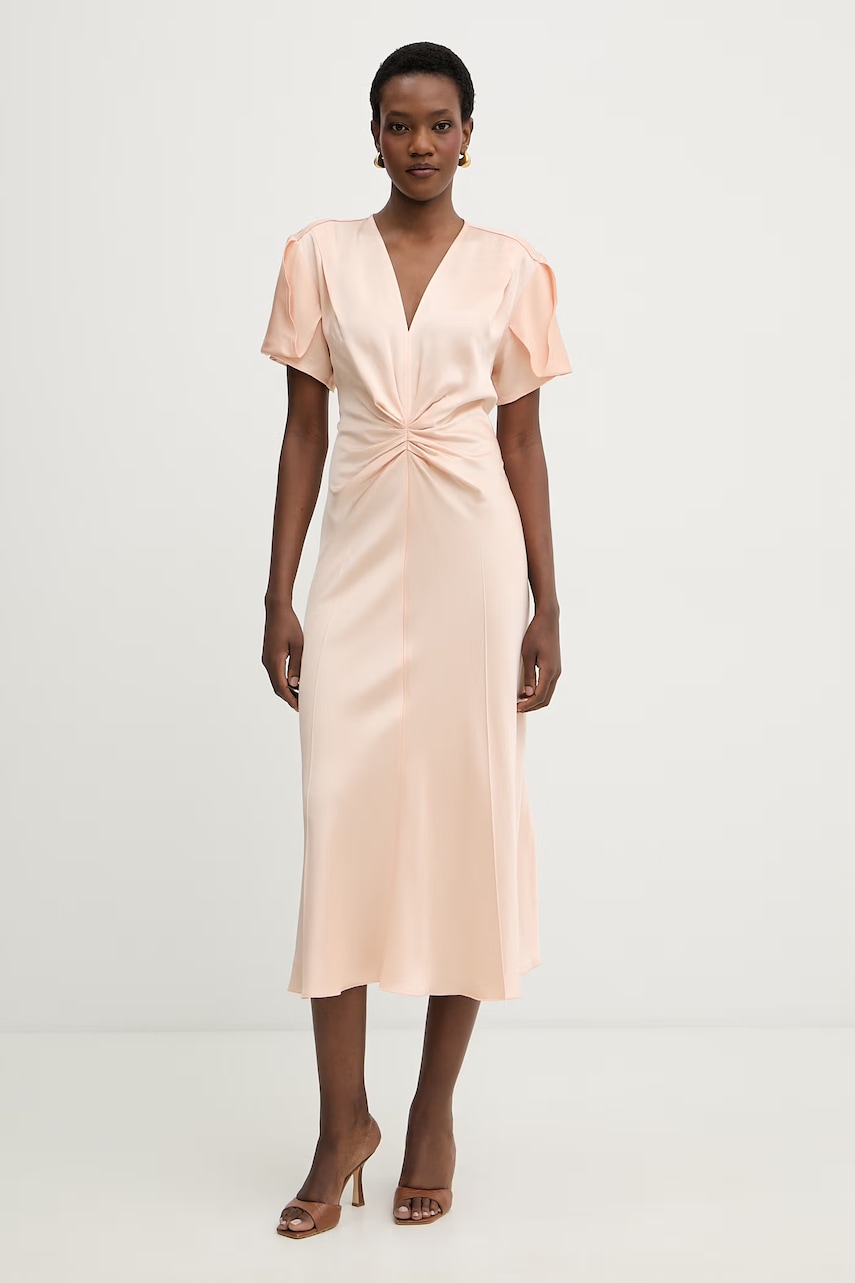 Victoria Beckham rochie lenjerie intimă cu vâscoză