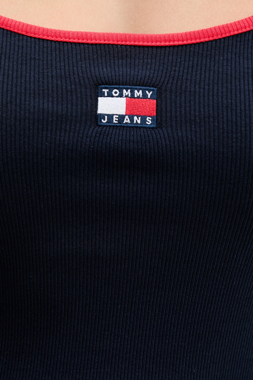 Tommy Jeans letné šaty bavlnené s elastanom
