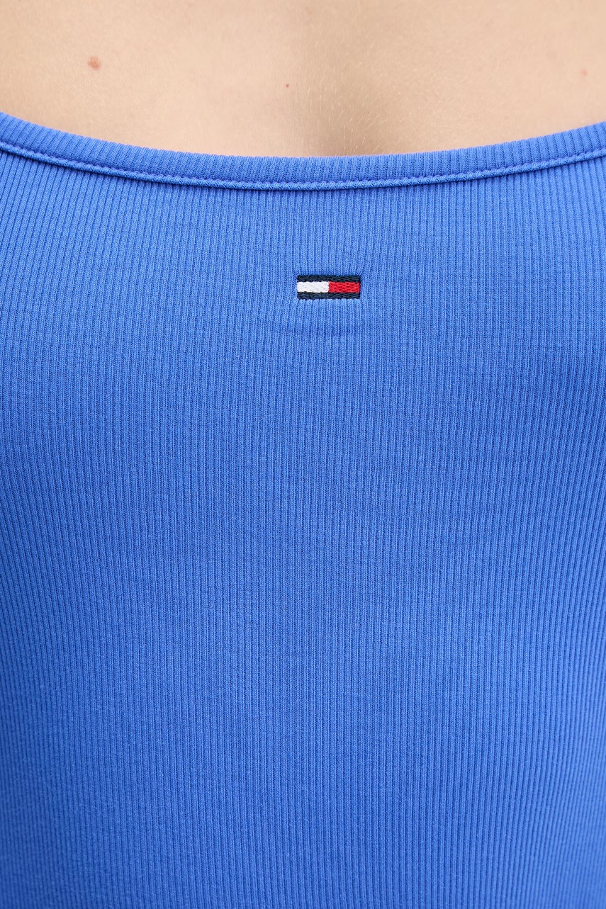 Tommy Jeans rozšířené šaty s bavlnou (obrázek 5)