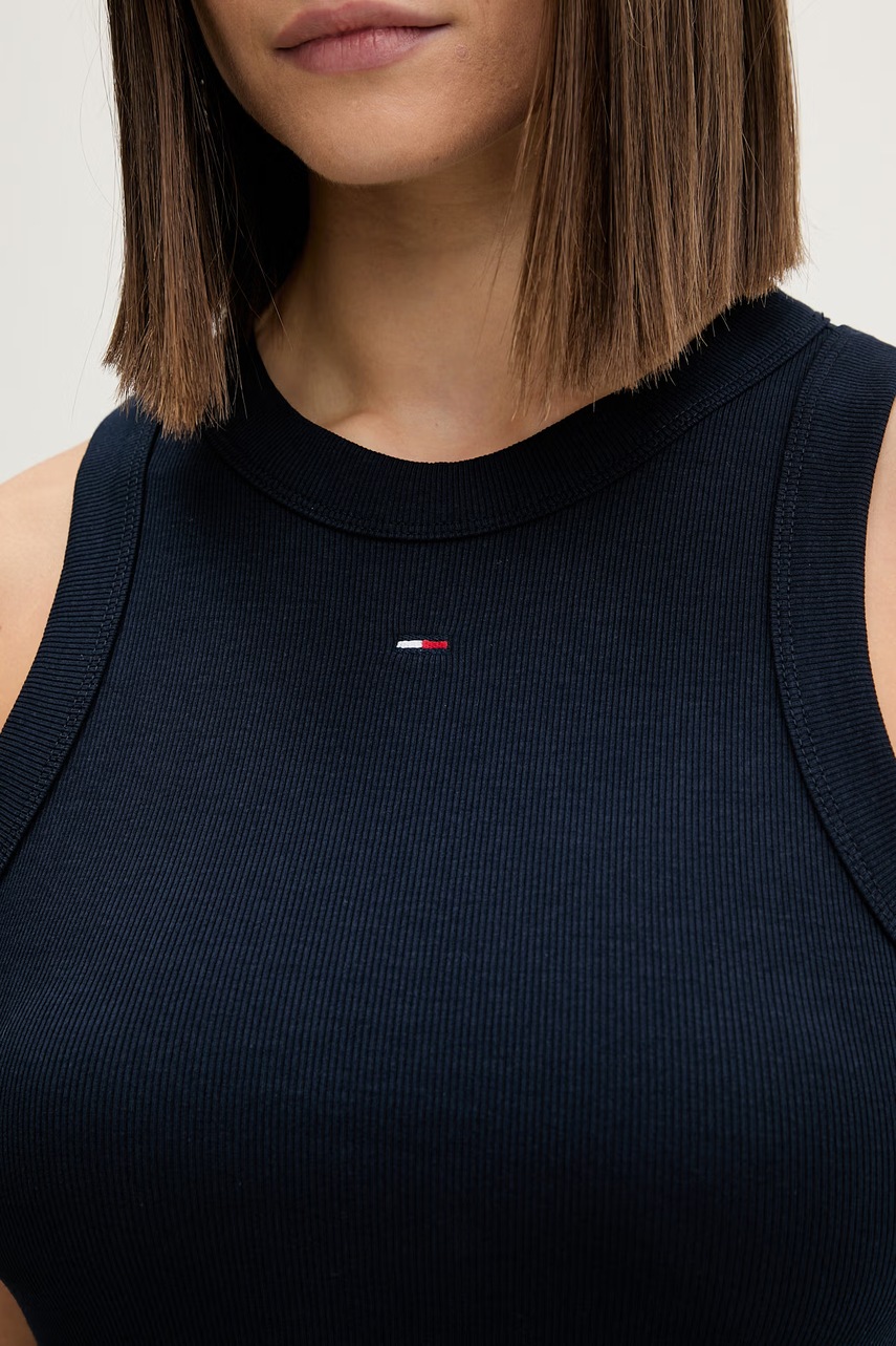 Tommy Jeans letné šaty bavlnené s elastanom