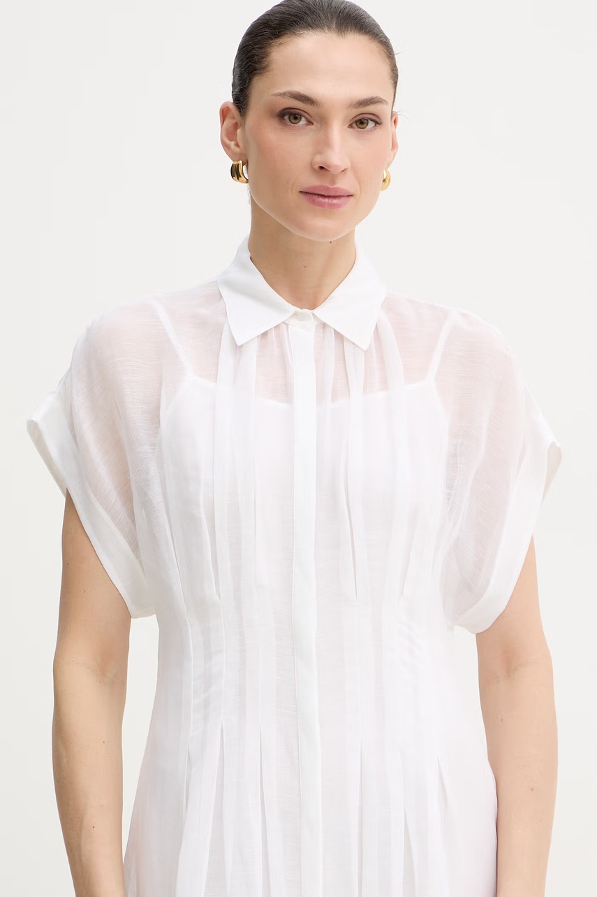 Сукня з додаванням льону BOSS Davinata