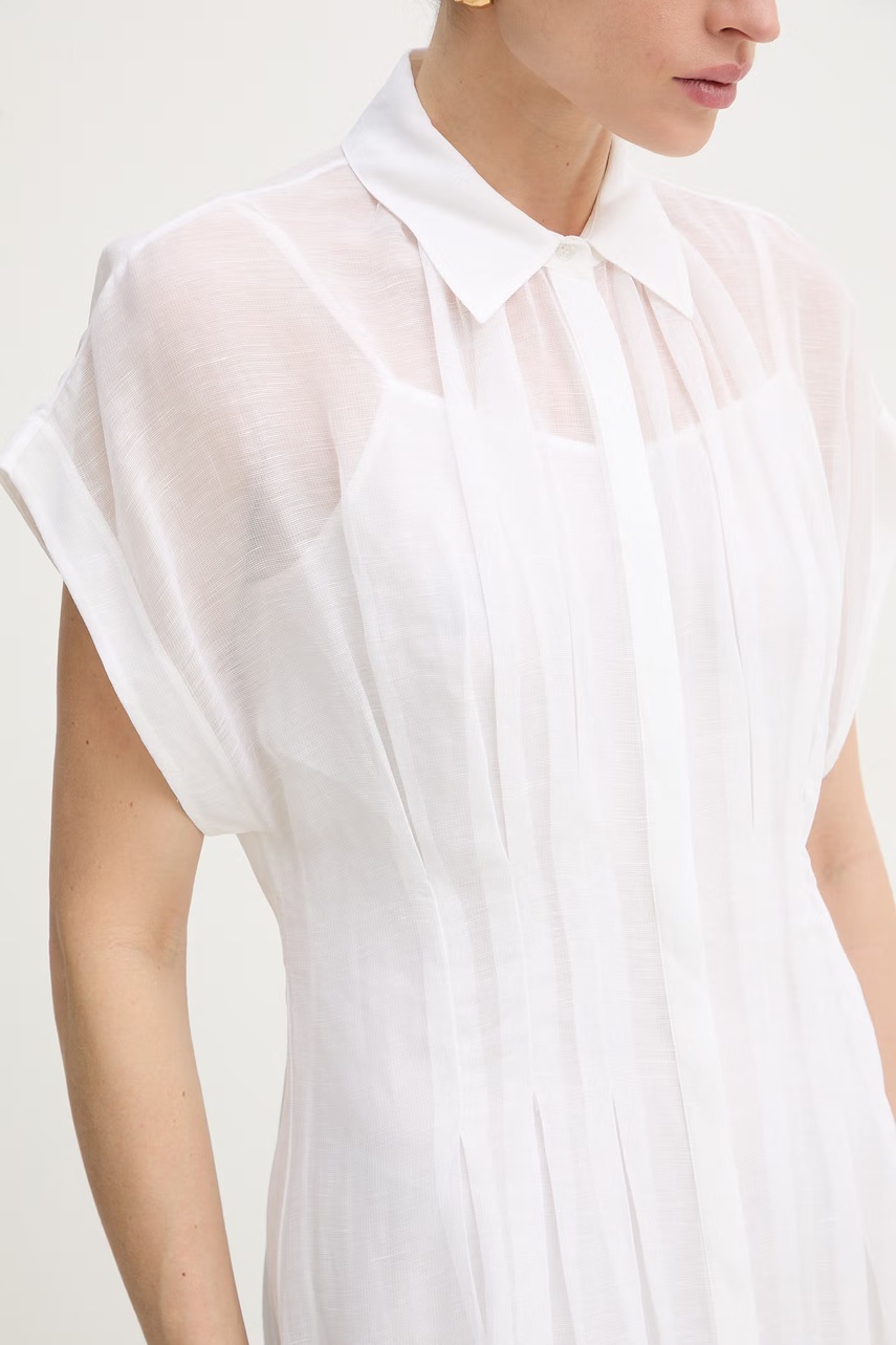 Сукня з додаванням льону BOSS Davinata