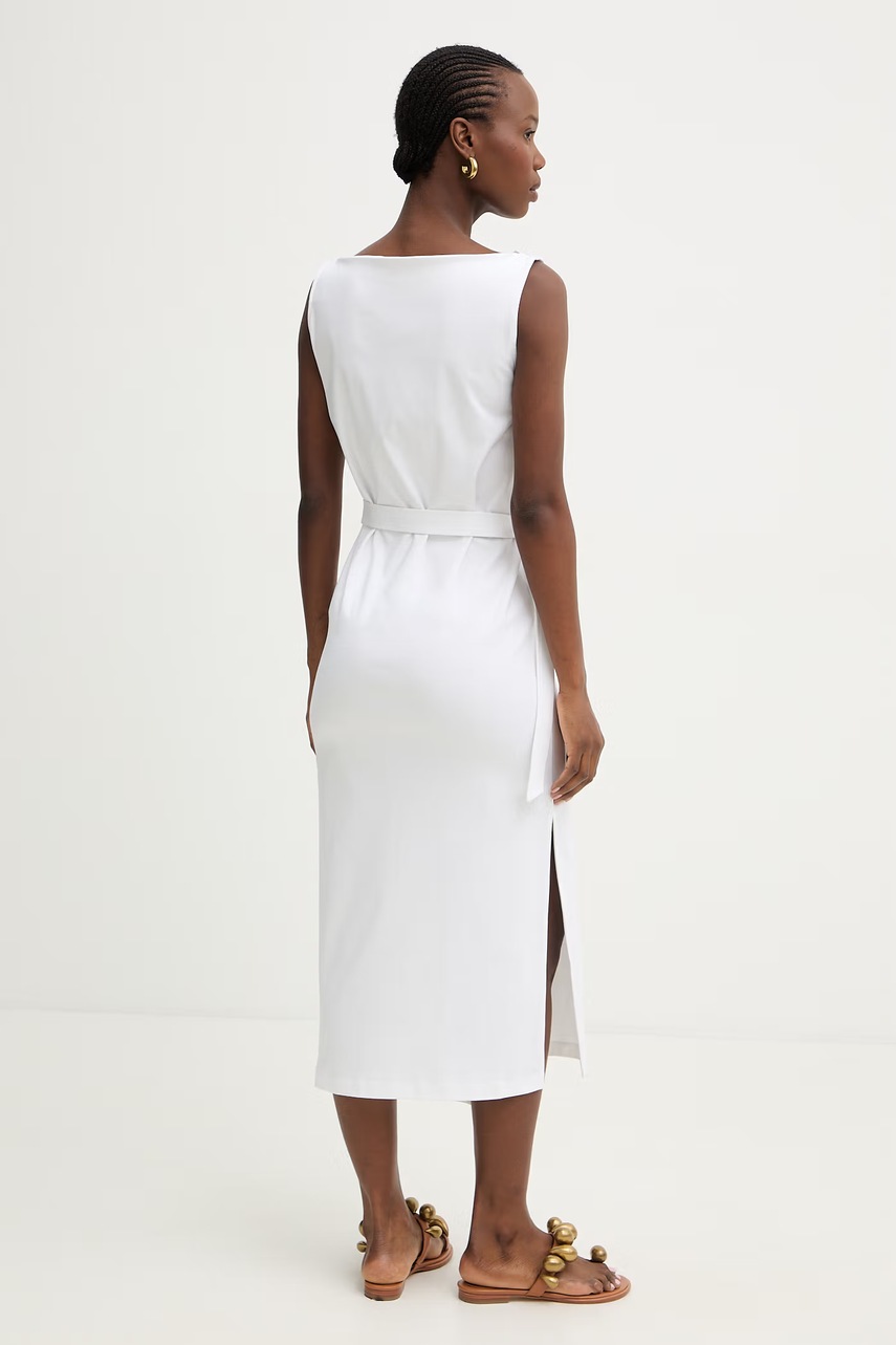 BOSS сукня бавовняна Emiaky