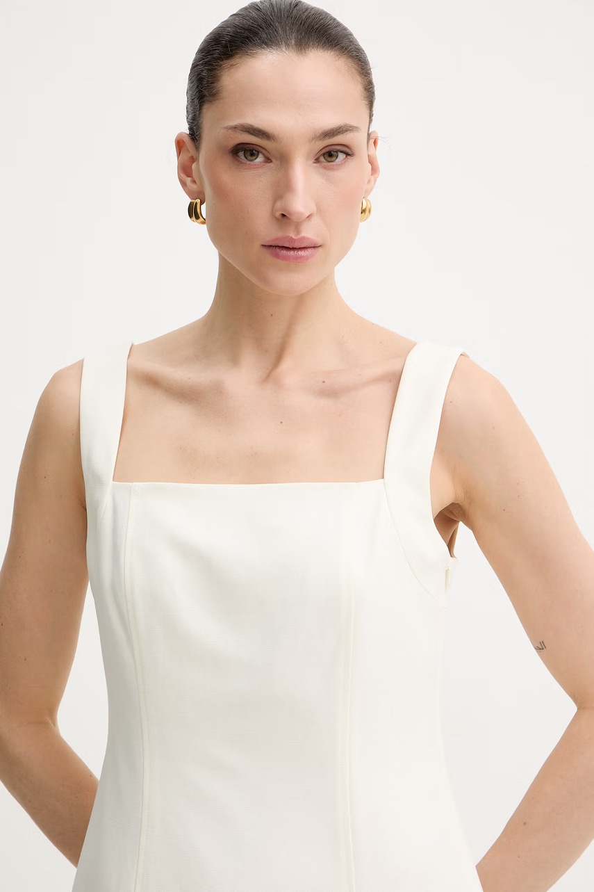 Сукня з додаванням льону BOSS Orange C Dalily