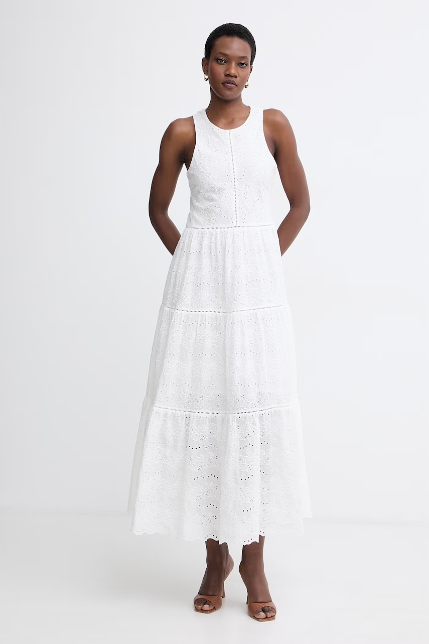 BOSS Orange letní šaty bavlněné C Denvia