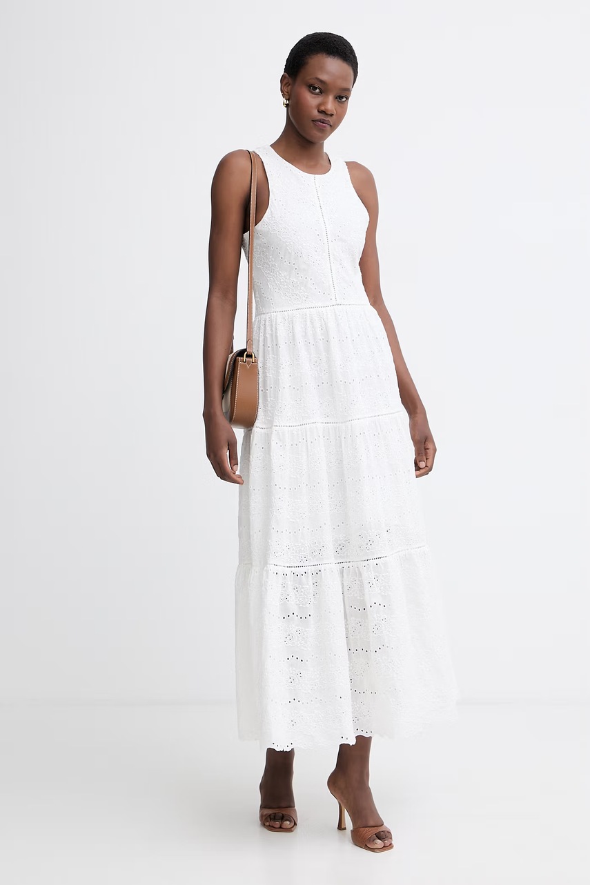 BOSS Orange letní šaty bavlněné C Denvia