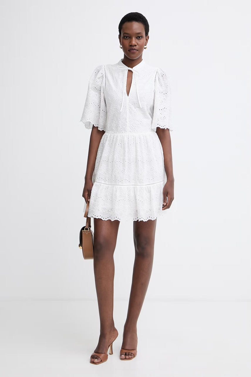 BOSS Orange letní šaty bavlněné C Denvita