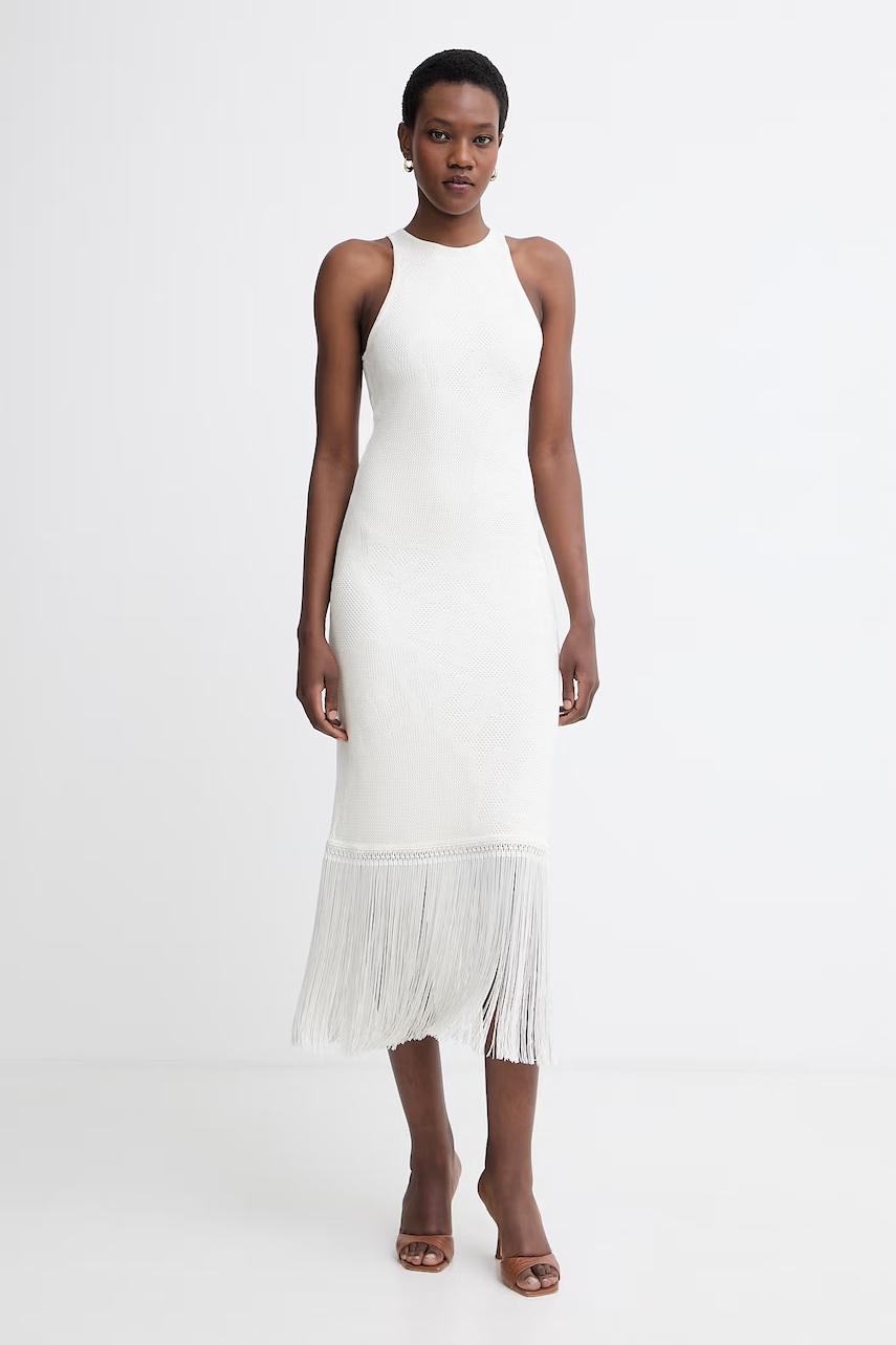 BOSS Orange letní šaty s viskózou C Farseille