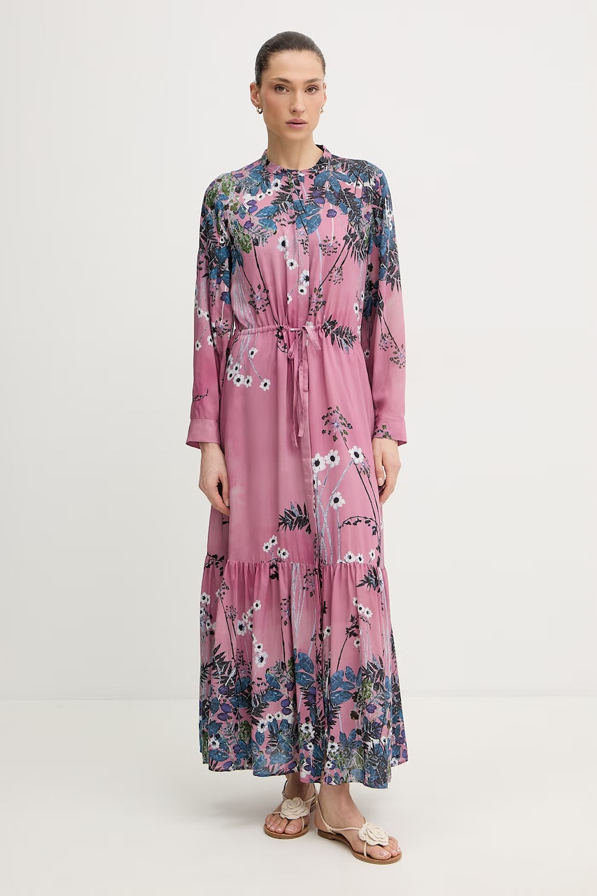 Φόρεμα με προσθήκη μεταξιού MUNTHE BERNADETTE