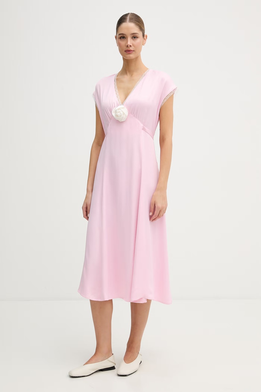 The Sleeper šaty ve stylu spodničky z viskózy